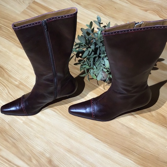J. Crew Leather Boots Size 8H - Picture 2 of 8